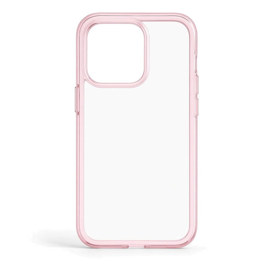 Kasewell pink candy frame clear bumper case for iPhone 14, photo 1
