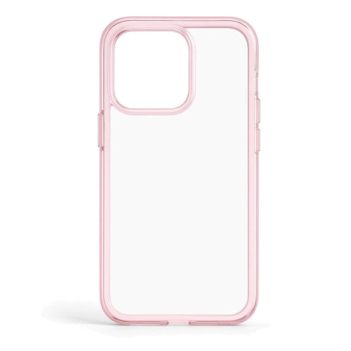 Kasewell pink candy frame clear bumper case for iPhone 14, photo 1