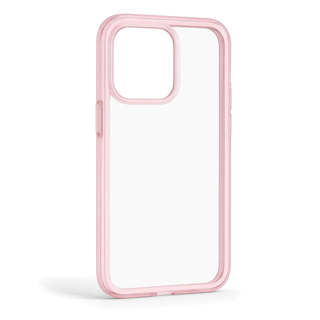 Kasewell pink candy frame clear bumper case for iPhone 14, photo 2