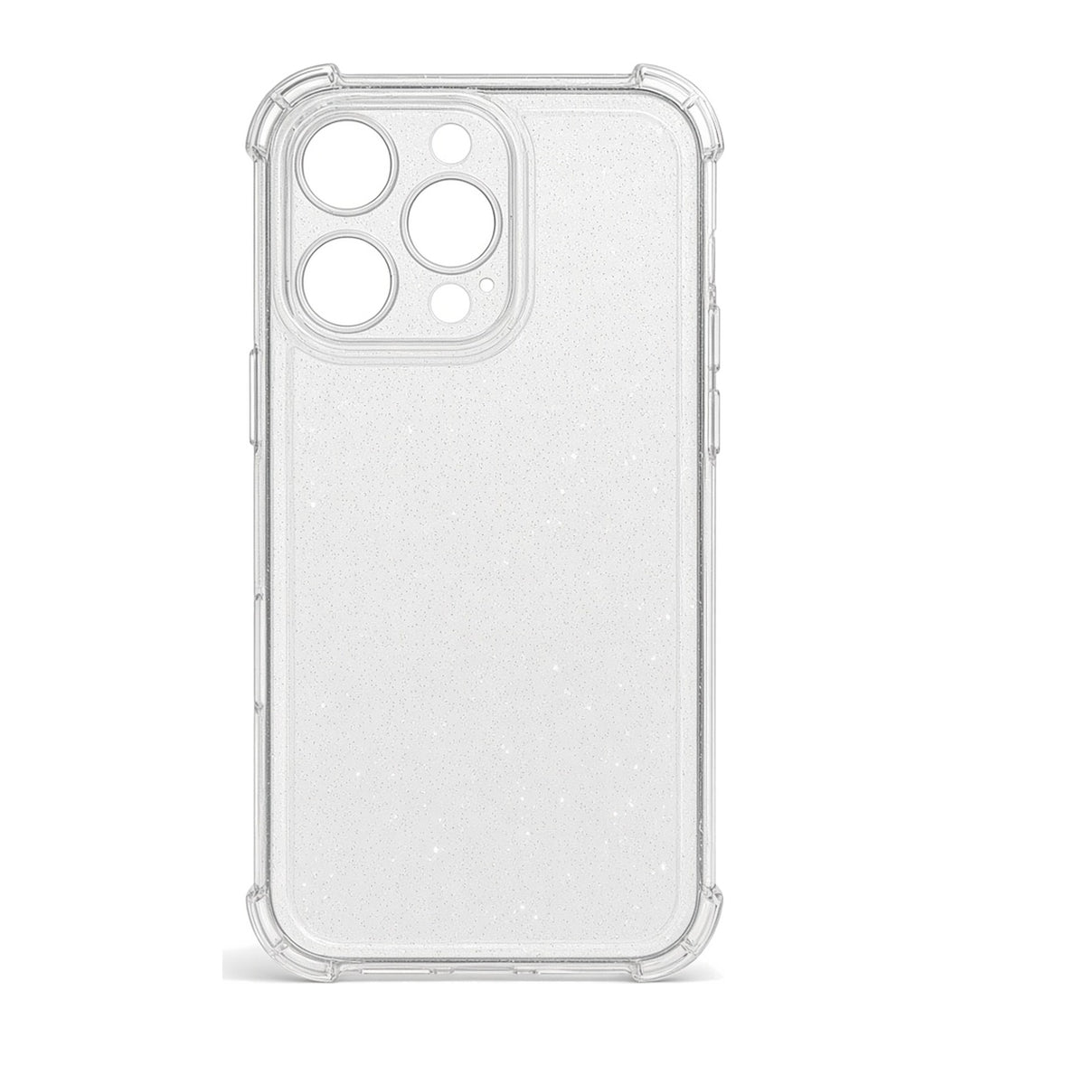 Kasewell clear glitter airbag corner case for iPhone 16 Pro, photo 1