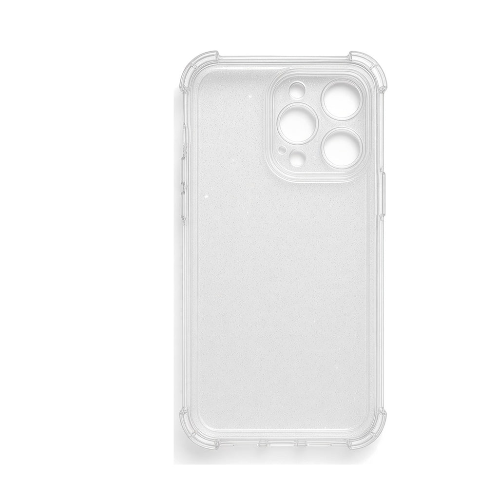 Kasewell clear glitter airbag corner case for iPhone 16 Pro, photo 4