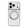 White kickstand case for iPhone 18 Pro, on white background