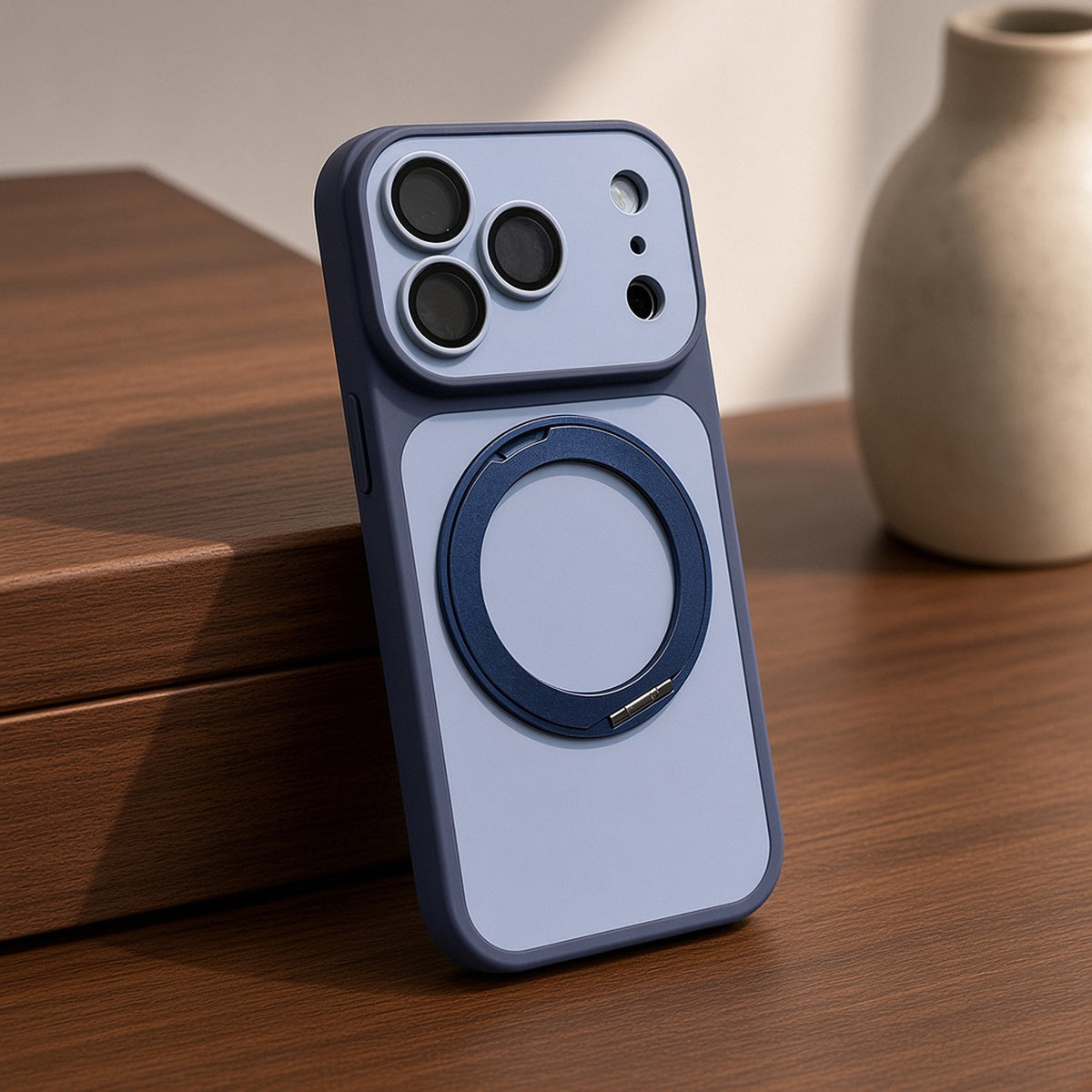 Lavender Blue kickstand case for iPhone 18 Pro, photo 1