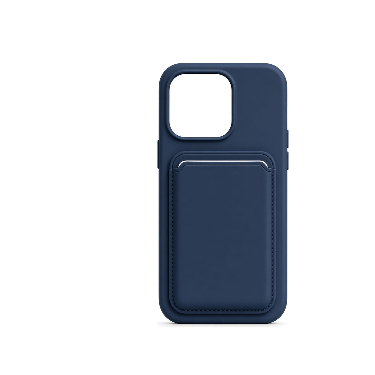 Kasewell blue Magnetic Liquid Silicone Card Pocket Case for iPhone 16 Pro and 16 Pro Max, photo 1