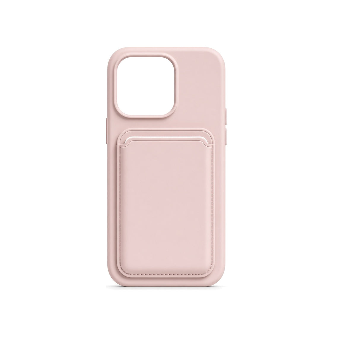 Kasewell pink Magnetic Liquid Silicone Card Pocket Case for iPhone 16 Pro and 16 Pro Max, photo 1