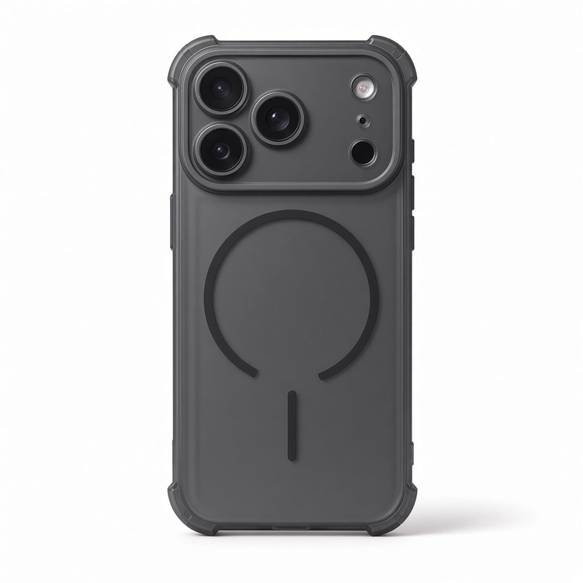 Black reinforced corner protective case for iPhone 17, photo 2