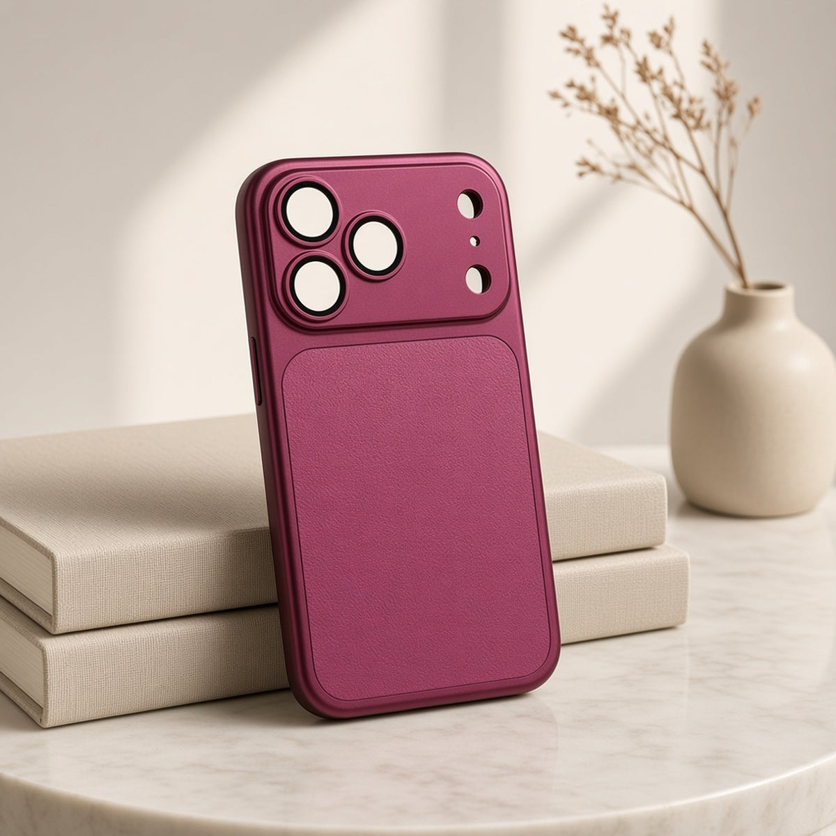 Smooth Leather-Look Case for iPhone 18 Pro and 18 Pro Max, view 4