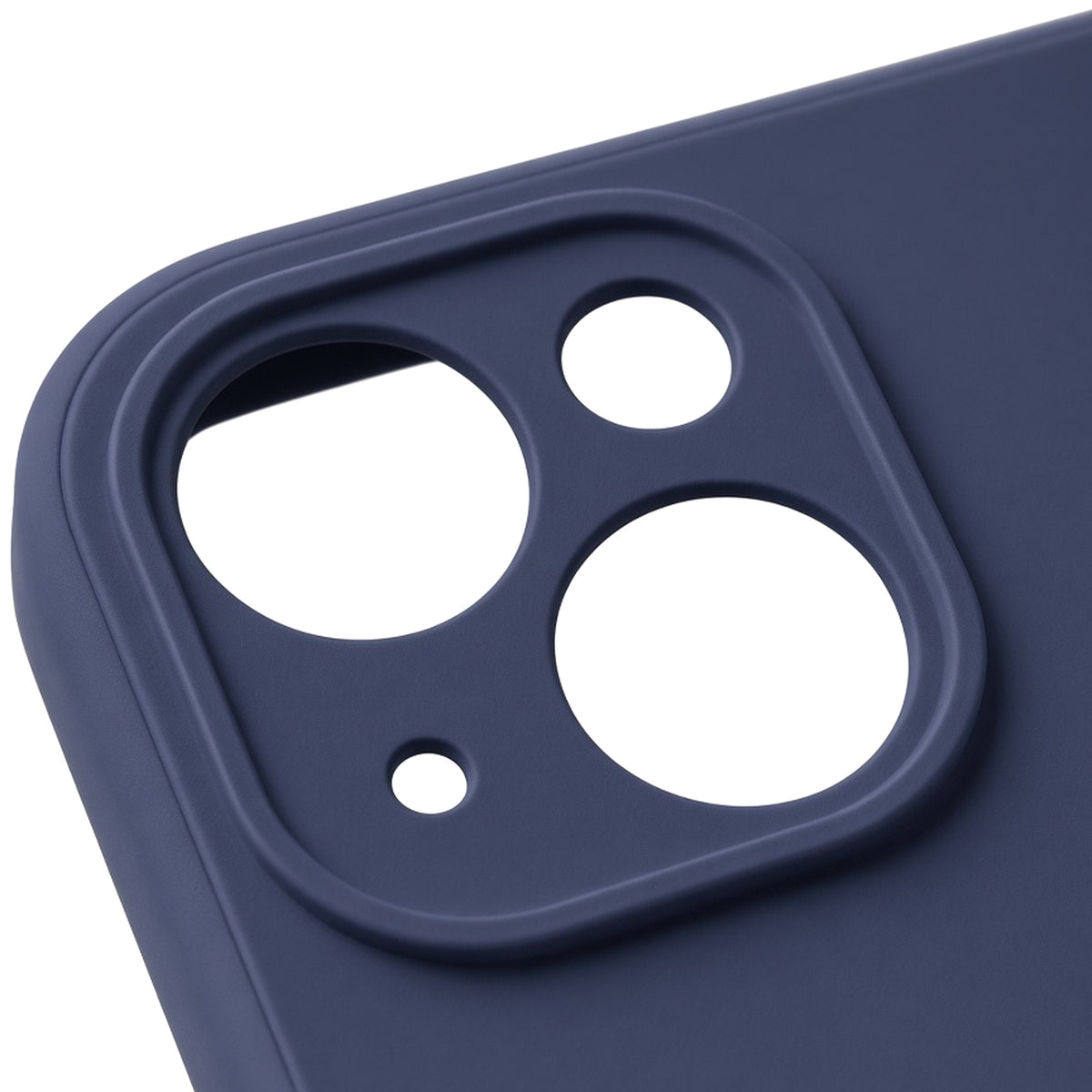 Kasewell dark blue smooth liquid silicone case for iPhone 14, photo 3
