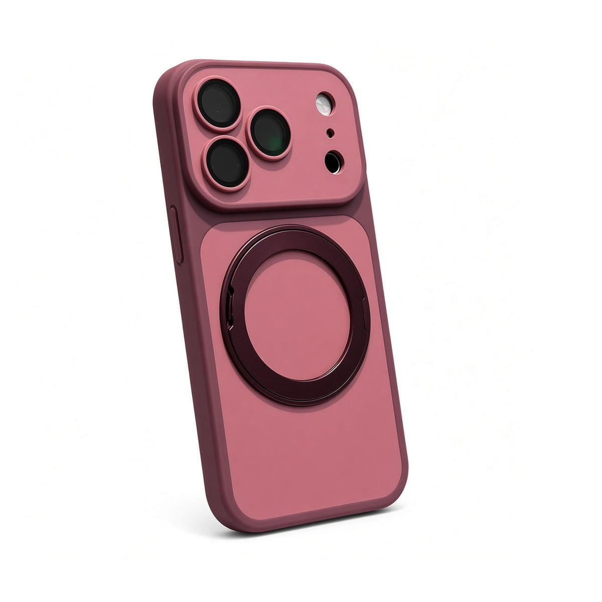 Cherry Red kickstand case for iPhone 18 Pro, photo 1