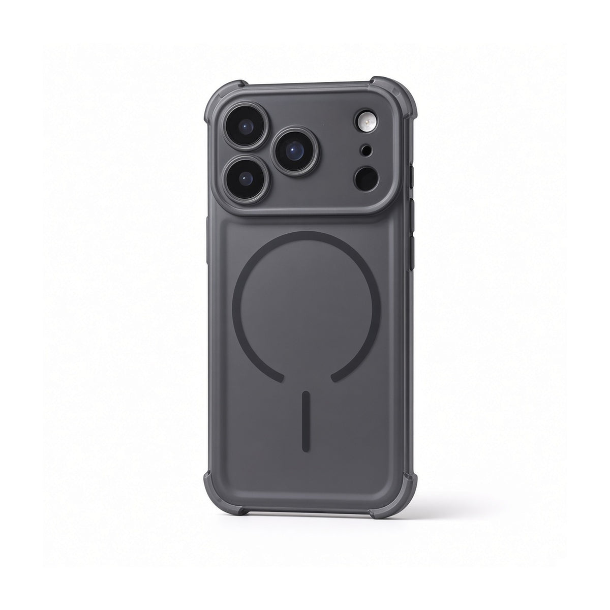 Black reinforced corner protective case for iPhone 18 Pro, photo 1