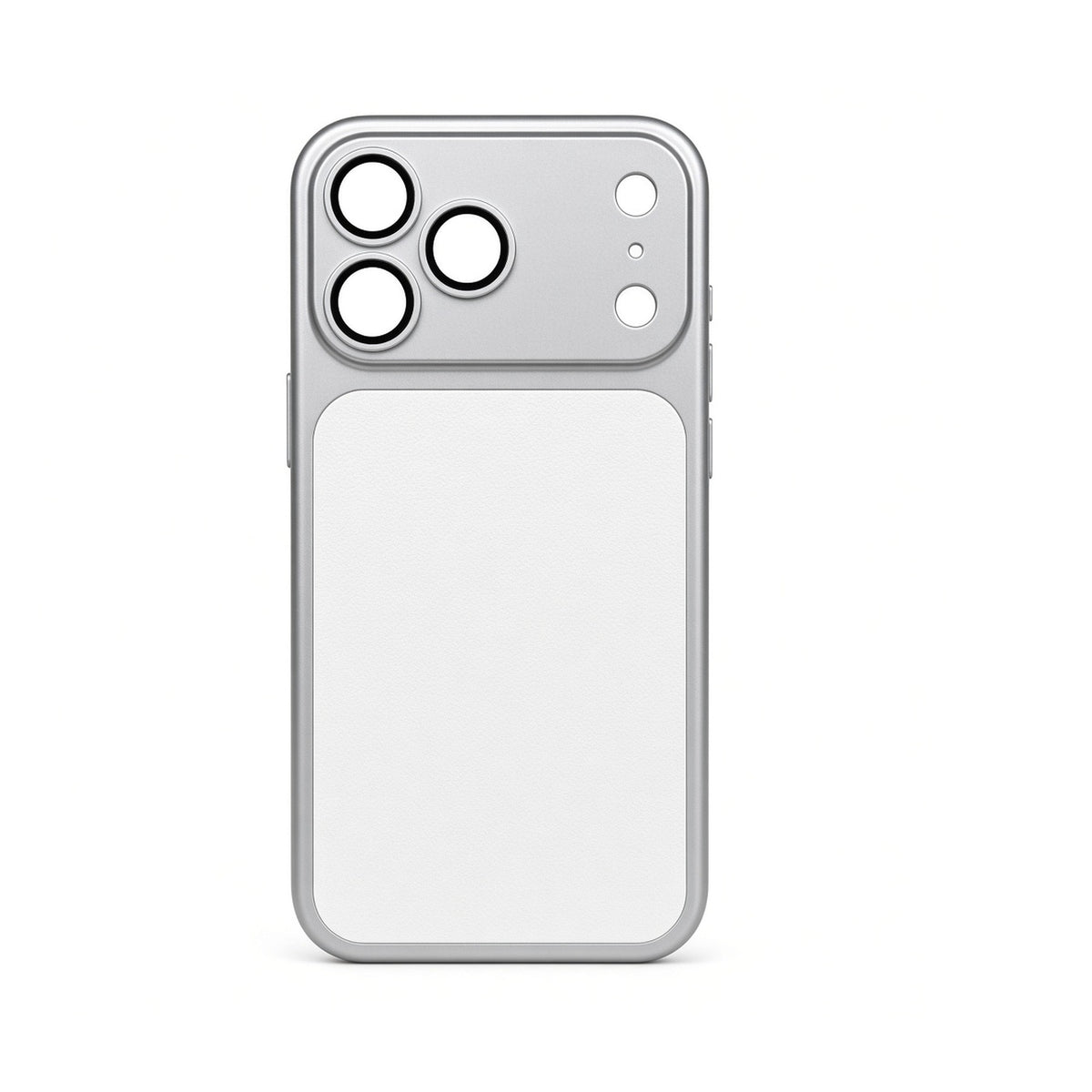 Smooth Leather-Look Case for iPhone 18 Pro in White, photo 1