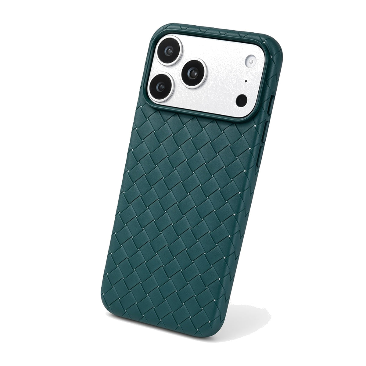 Woven Fabric Texture Case – Green