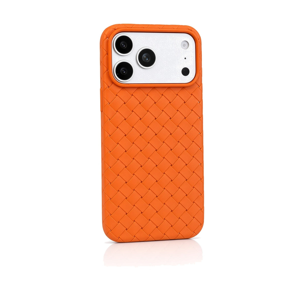 Woven Fabric Texture Case – Orange